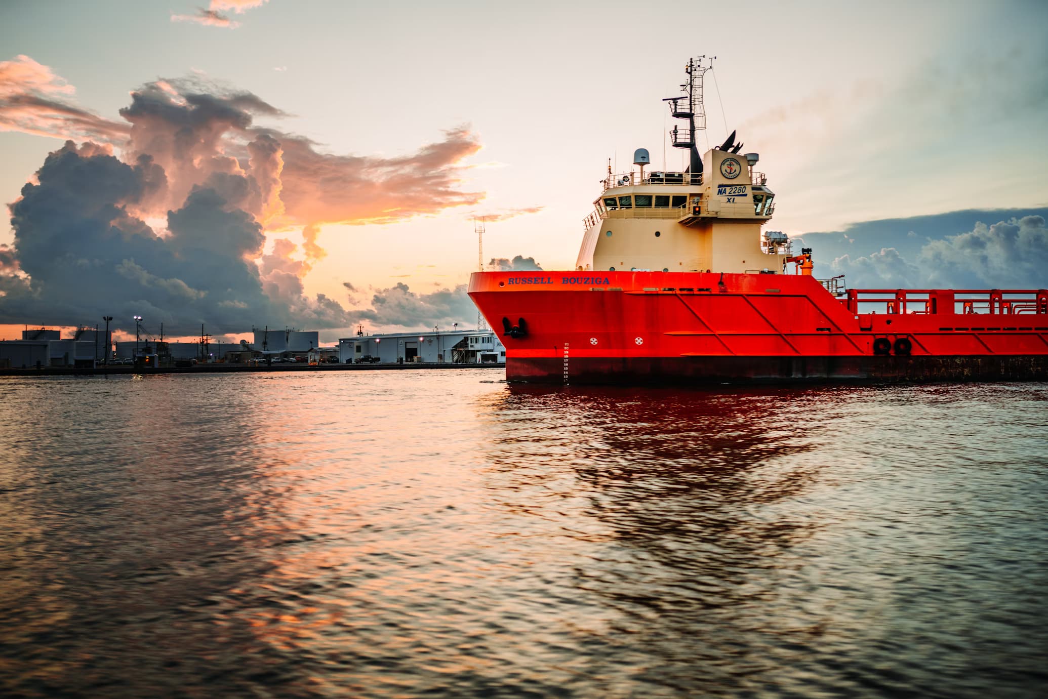 Maritime professionals working together
